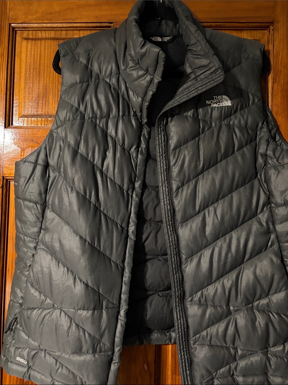 The North Face Women's Charcoal Quilted Down Vest
